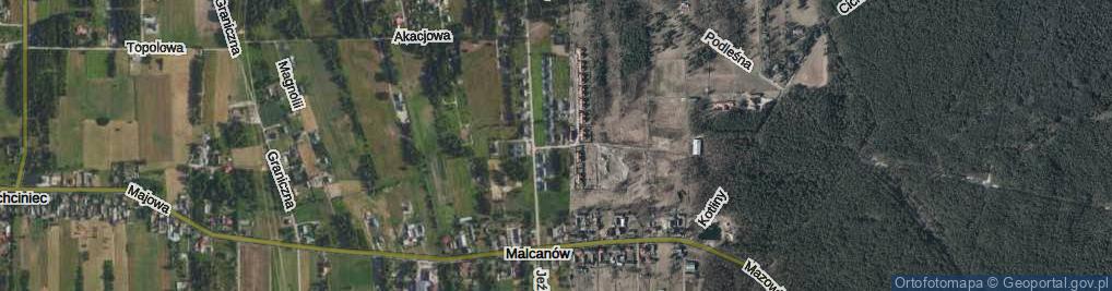 Zdjęcie satelitarne Kamienna ul.
