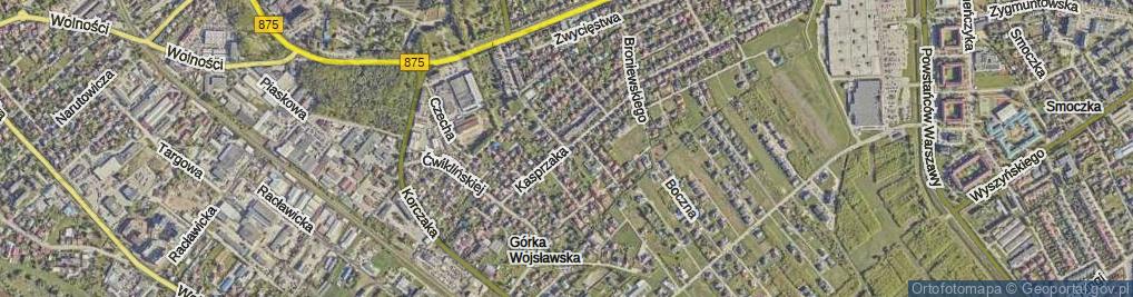 Zdjęcie satelitarne Kasprzaka ul.