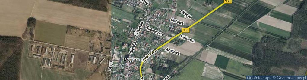 Zdjęcie satelitarne Kasztanowa ul.