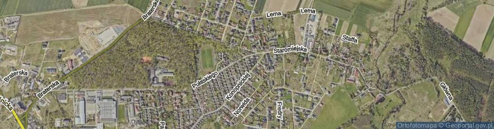 Zdjęcie satelitarne Kasprowicza Jana ul.