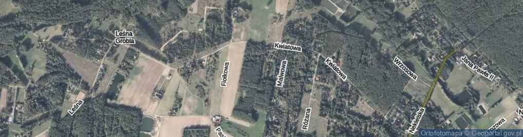 Zdjęcie satelitarne Kaczeńcowa ul.