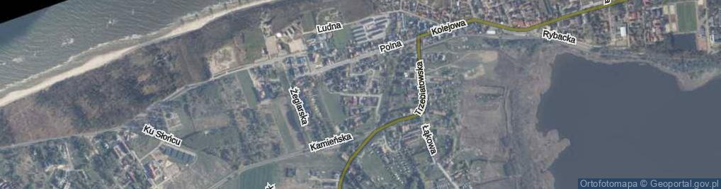 Zdjęcie satelitarne Kapitańska ul.