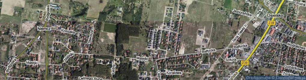 Zdjęcie satelitarne Karaibska ul.