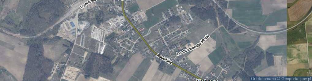 Zdjęcie satelitarne Kasztanowa ul.