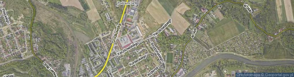 Zdjęcie satelitarne Kaczkowskiego Zygmunta ul.