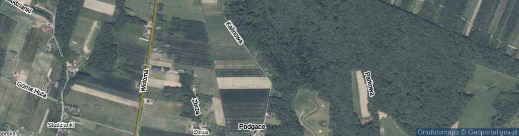 Zdjęcie satelitarne Kalinowa ul.