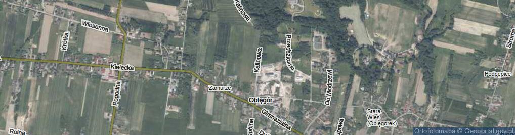 Zdjęcie satelitarne Kalinowa ul.