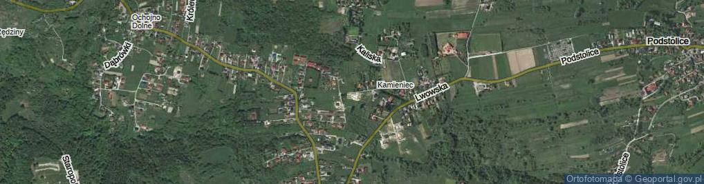 Zdjęcie satelitarne Kamieniec ul.