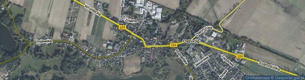 Zdjęcie satelitarne Kapłańska ul.