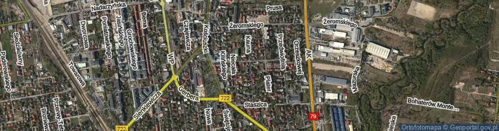 Zdjęcie satelitarne Kauna ul.