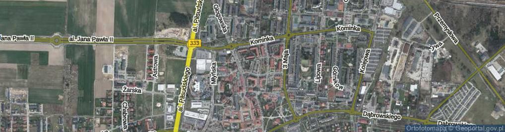 Zdjęcie satelitarne Karłowicza Mieczysława ul.