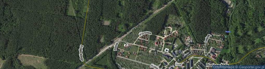 Zdjęcie satelitarne Kasztanowa ul.
