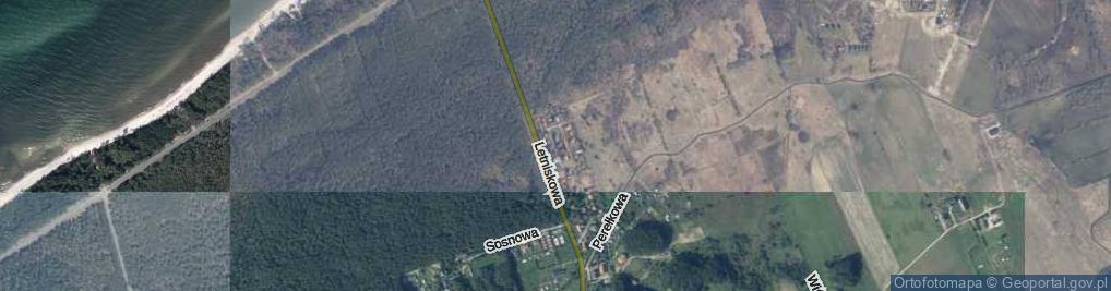 Zdjęcie satelitarne Kapitańska ul.