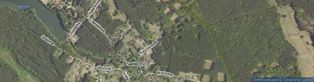 Zdjęcie satelitarne Kasztanowa ul.