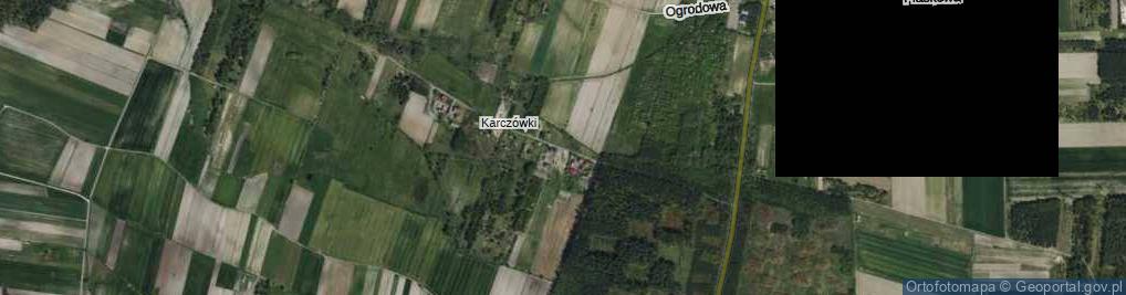 Zdjęcie satelitarne Karczówki ul.