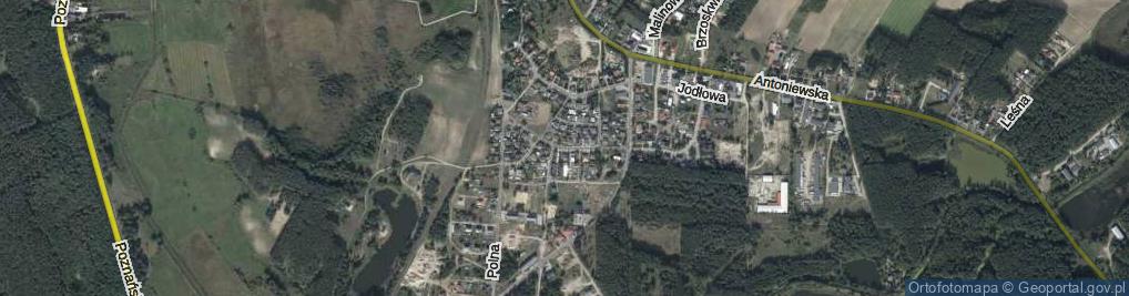 Zdjęcie satelitarne Kasztanowa ul.