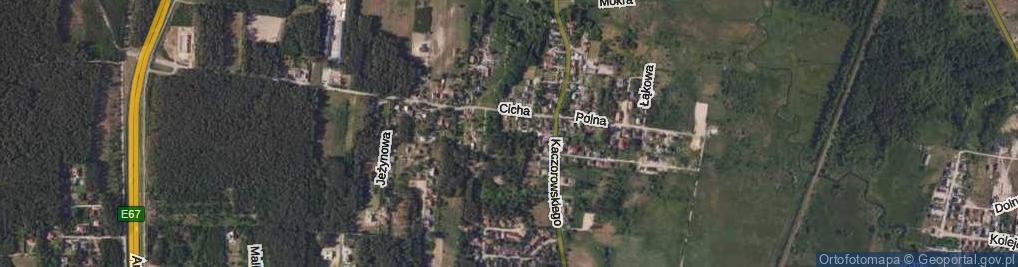 Zdjęcie satelitarne Kasztanowa ul.