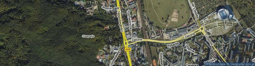 Zdjęcie satelitarne Kasztanowa ul.
