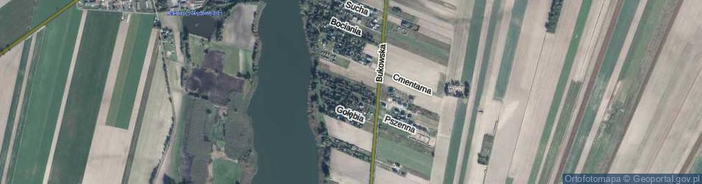 Zdjęcie satelitarne Kanarkowa ul.