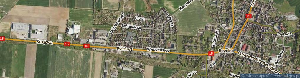 Zdjęcie satelitarne Kanteckiego Antoniego, ks. ul.