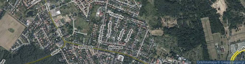 Zdjęcie satelitarne Kadetów ul.