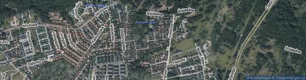 Zdjęcie satelitarne Kaskadowa ul.