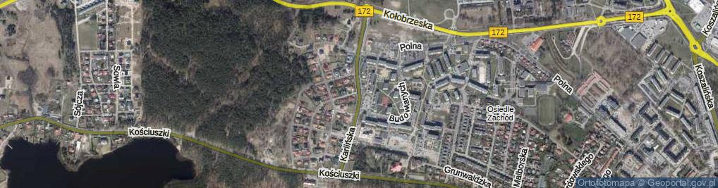 Zdjęcie satelitarne Karlińska ul.