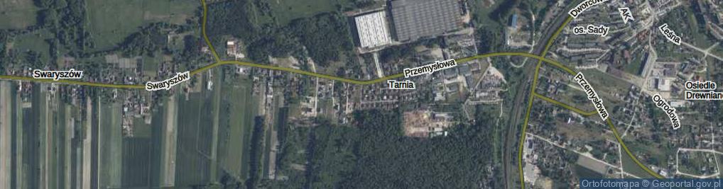 Zdjęcie satelitarne Kasztanowa ul.