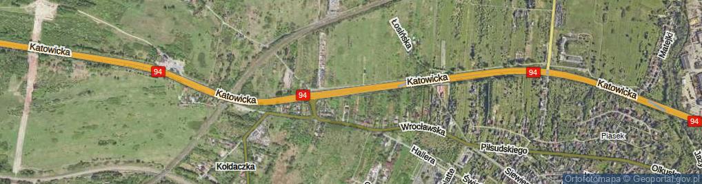 Zdjęcie satelitarne Katowicka ul.