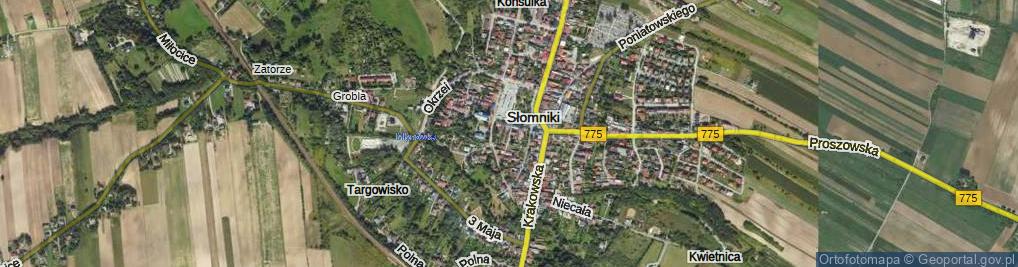 Zdjęcie satelitarne Karpacka ul.