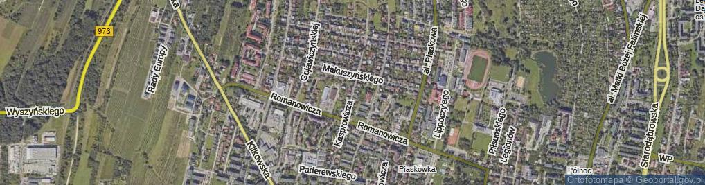 Zdjęcie satelitarne Kasprowicza Jana ul.