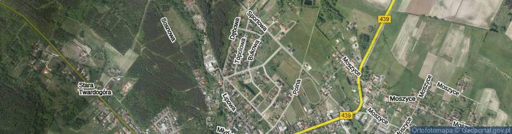 Zdjęcie satelitarne Kasztanowa ul.