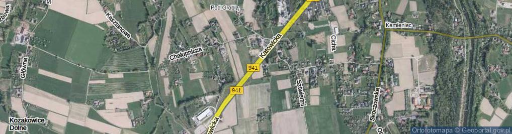 Zdjęcie satelitarne Katowicka ul.