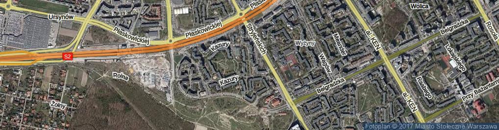 Zdjęcie satelitarne Kazury Stanisława ul.