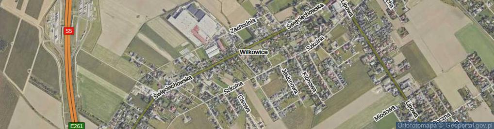 Zdjęcie satelitarne Kasztanowa ul.