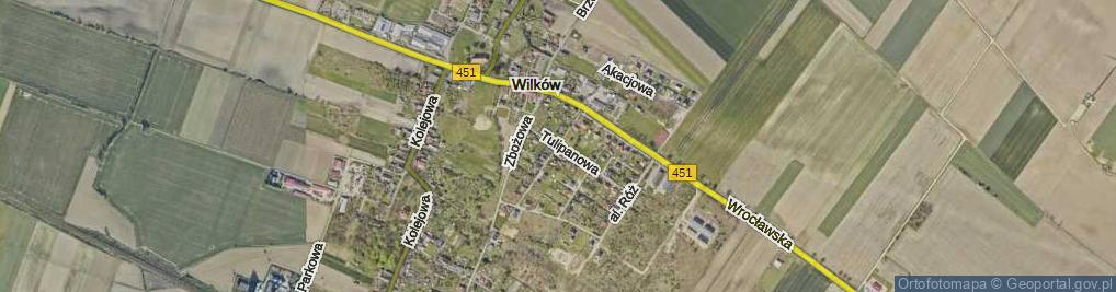 Zdjęcie satelitarne Kalinowa ul.