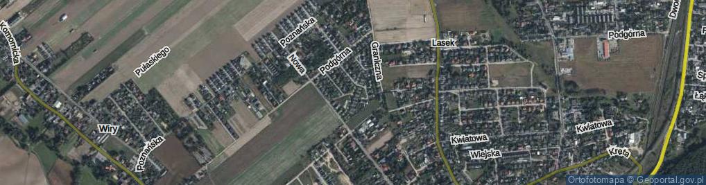 Zdjęcie satelitarne Kasztanowa ul.