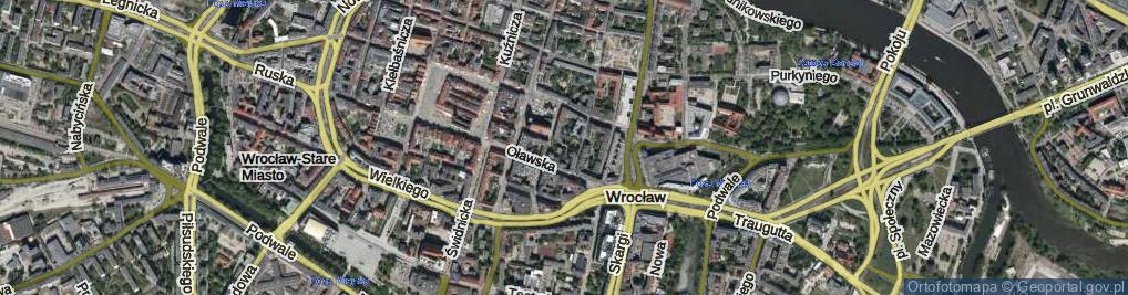 Zdjęcie satelitarne Kaznodziejska ul.