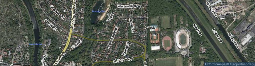 Zdjęcie satelitarne Karłowicza Mieczysława ul.