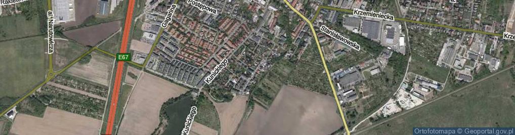 Zdjęcie satelitarne Karpacka ul.