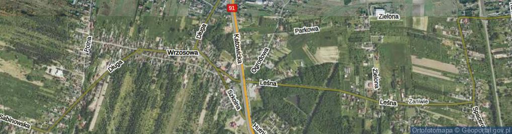 Zdjęcie satelitarne Katowicka ul.