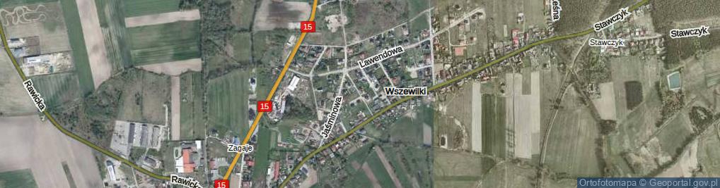 Zdjęcie satelitarne Kalinowa ul.