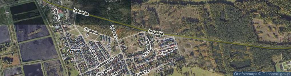 Zdjęcie satelitarne Kasztanowa ul.