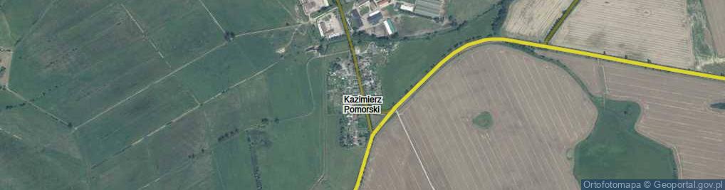 Zdjęcie satelitarne Kazimierz Pomorski ul.