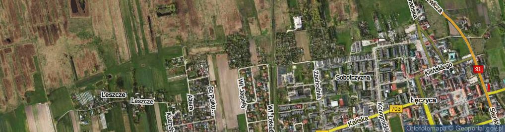 Zdjęcie satelitarne Kazimierza III Wielkiego ul.