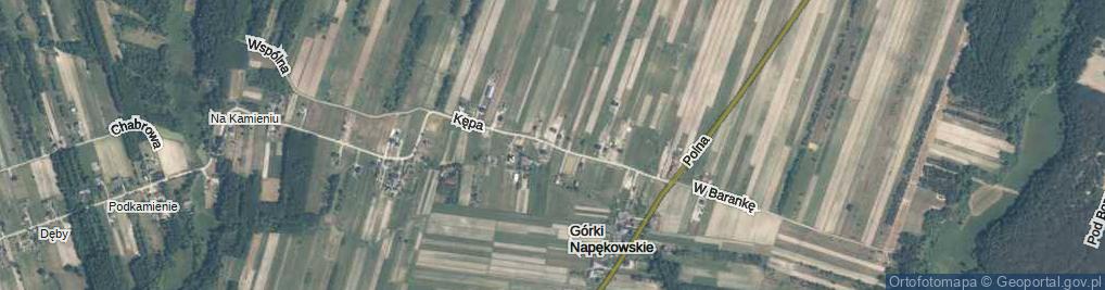 Zdjęcie satelitarne Kępa ul.