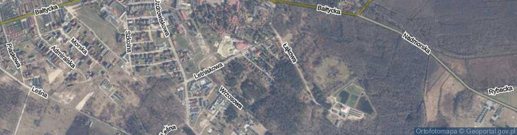 Zdjęcie satelitarne Kempingowa ul.