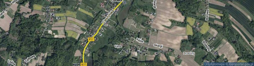 Zdjęcie satelitarne Kępa ul.
