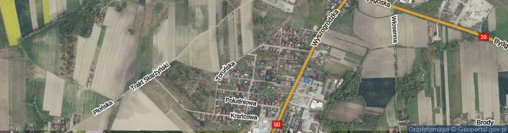 Zdjęcie satelitarne Keplera Jana ul.