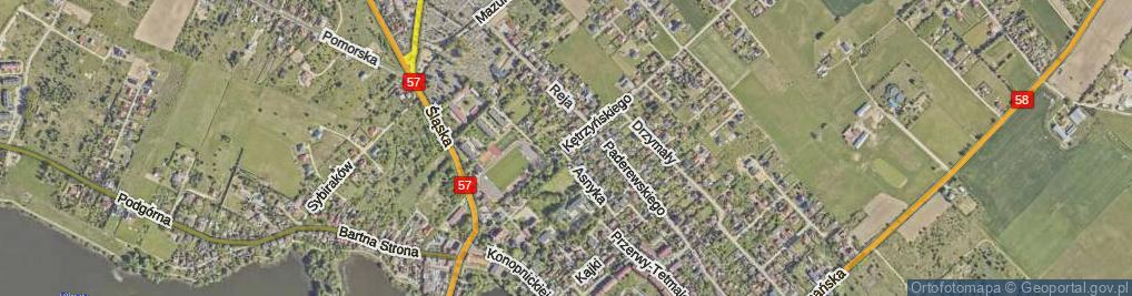 Zdjęcie satelitarne Kętrzyńskiego Wojciecha ul.